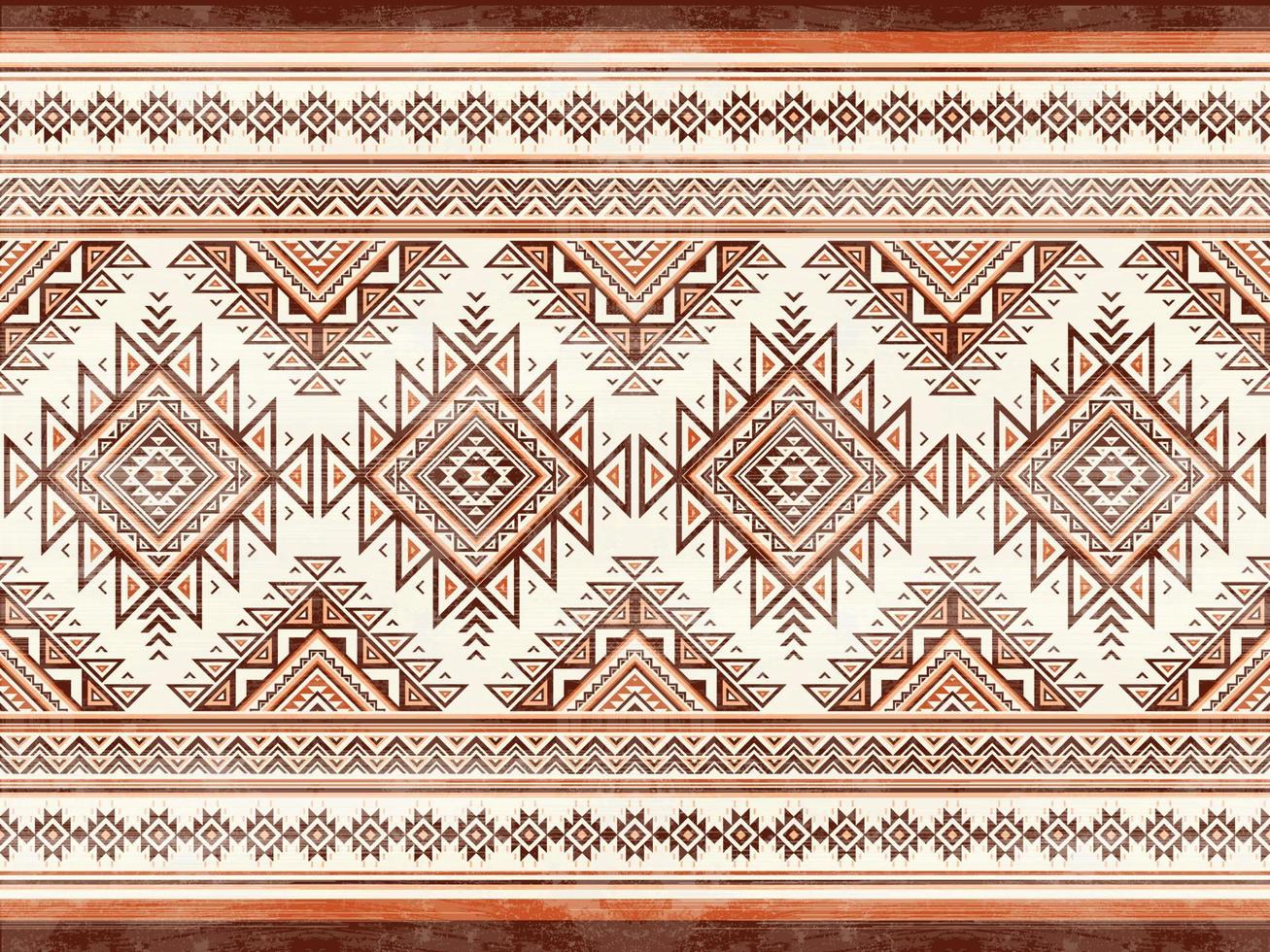 Native american indian ornament pattern geometric ethnic textile texture tribal aztec pattern navajo mexican fabric seamless Vector decoration fashion