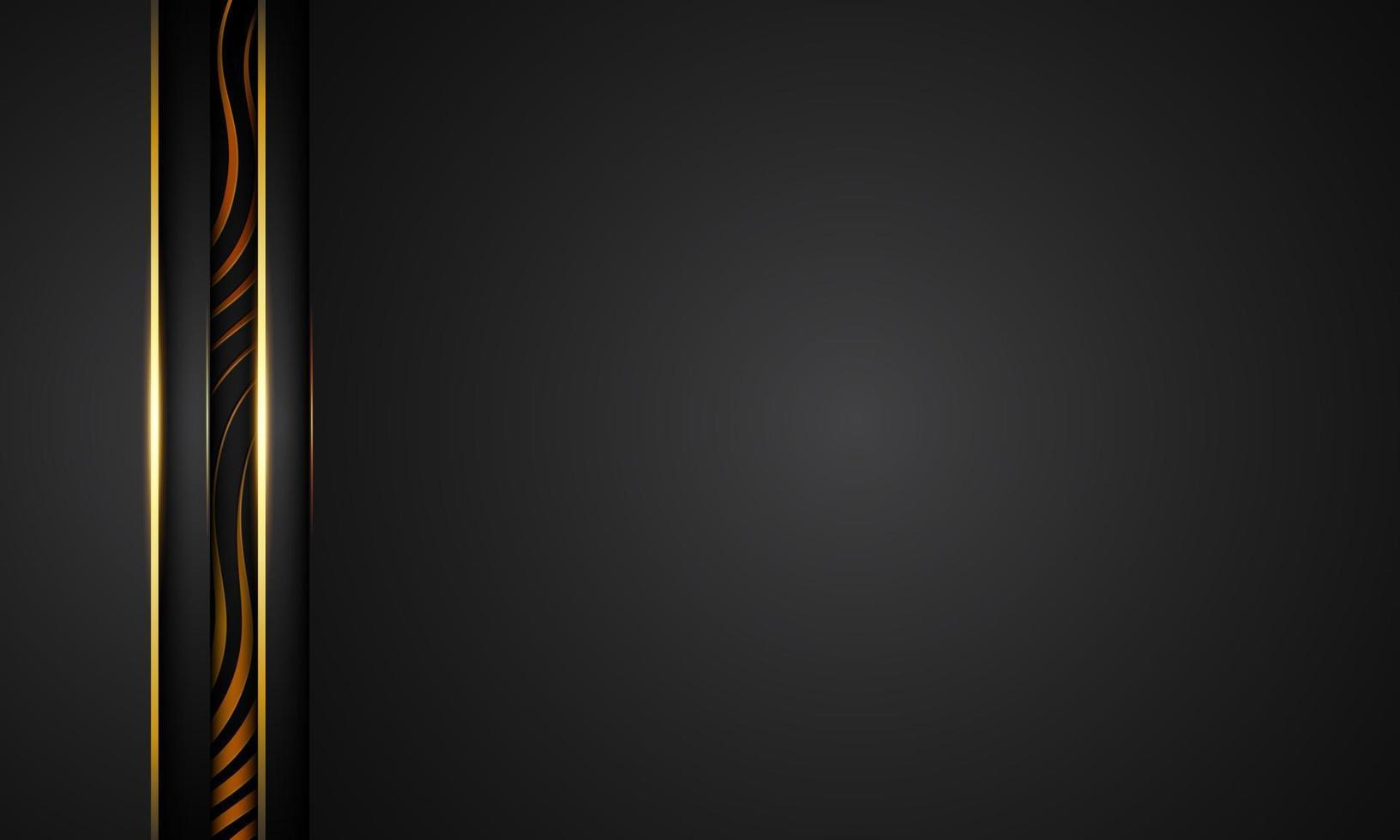 Gold light luxury design modern background. vector