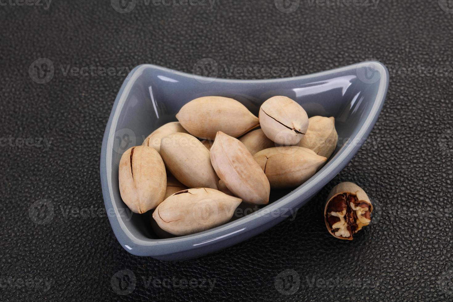 Pecan nuts heap photo