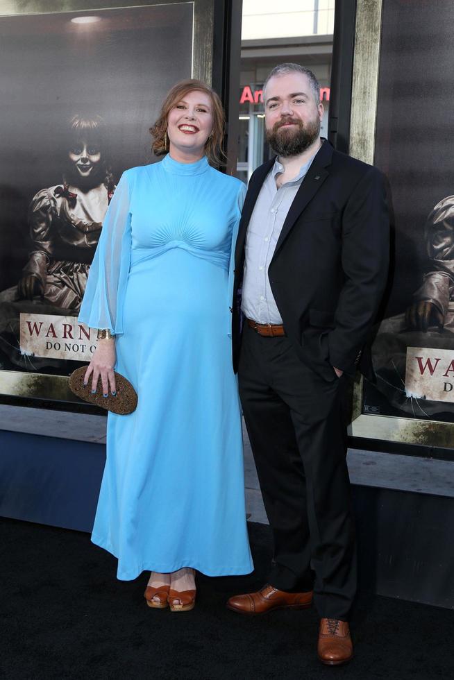 LOS ANGELES   AUG 17 - David F. Sandberg, Lotta Los at the  Annabelle - Creation  Premiere at TCL Chinese Theater IMAX on August 17, 2017 in Los Angeles, CA photo