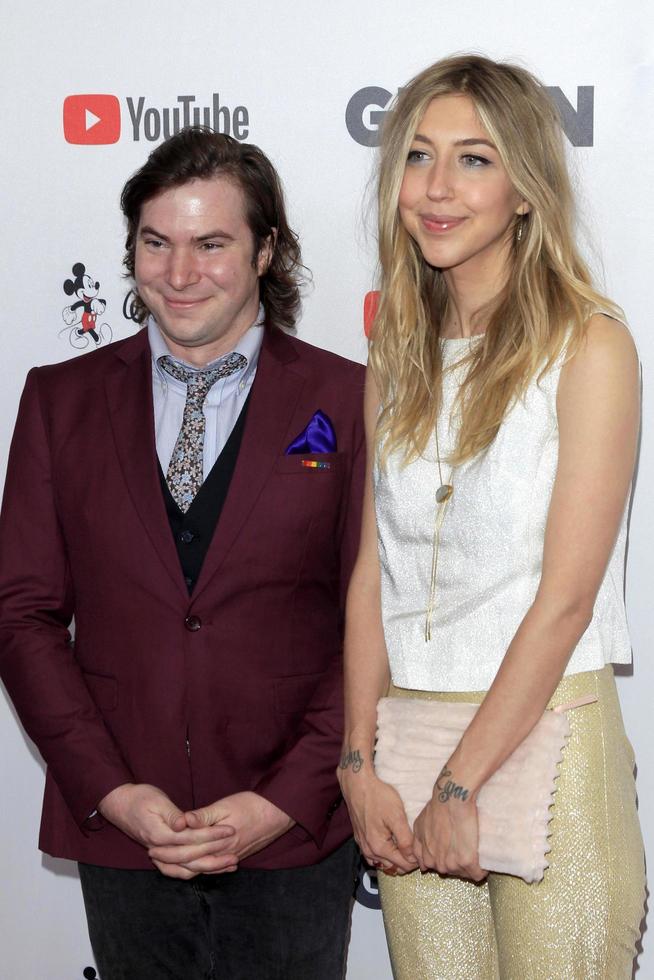 LOS ANGELES, OCT 20 - Chris Eckert, Heidi Gardner at the 2017 GLSEN Respect Awards at the Beverly Wilshire Hotel on October 20, 2017 in Beverly Hills, CA photo