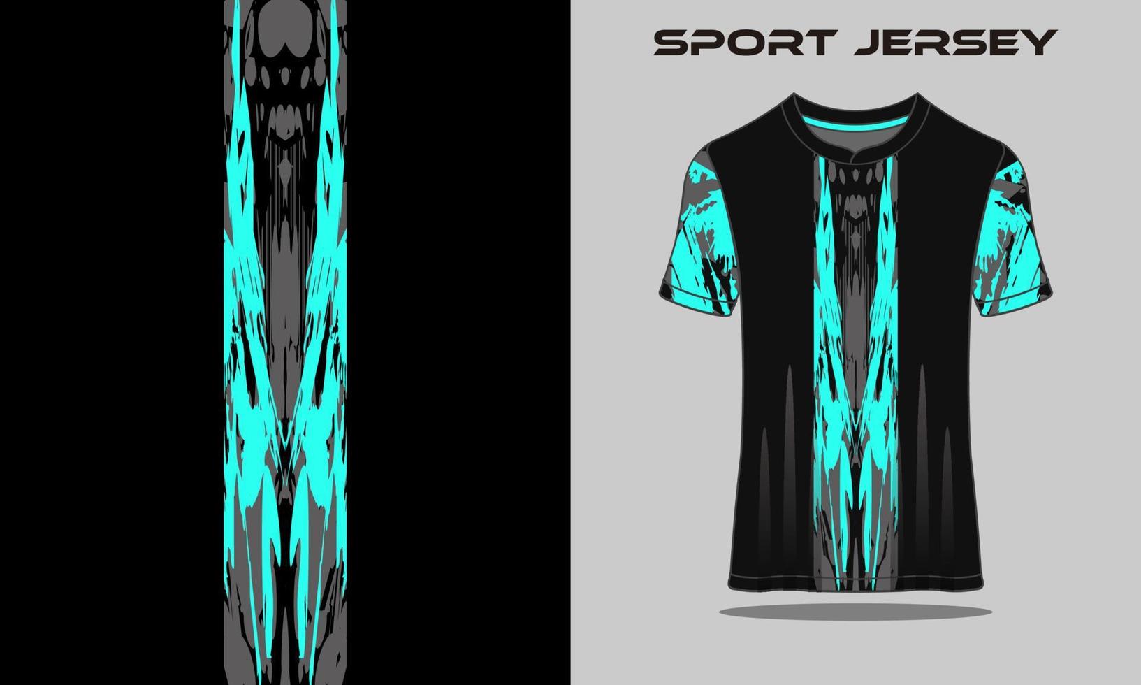 camiseta jersey grunge uniforme vector