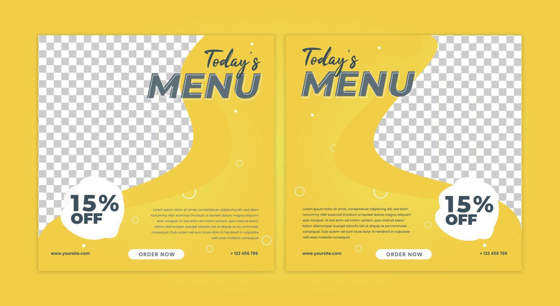 Social media template banner.  fully editable square post frame puzzle organic poster vector