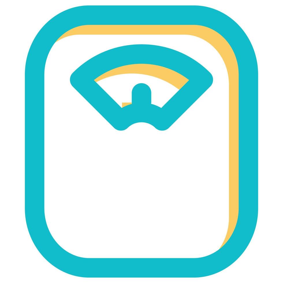 weight scale icon, Health Theme vector