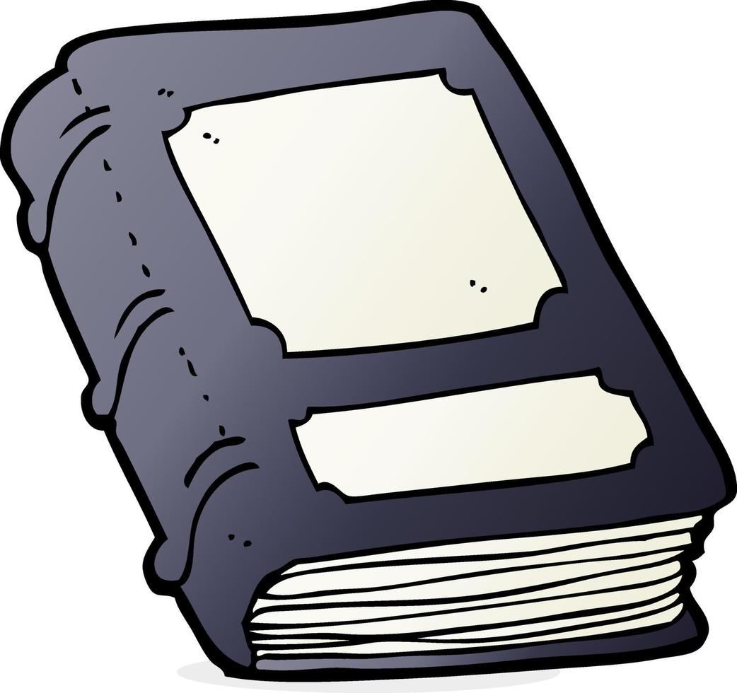 cartoon old book vector