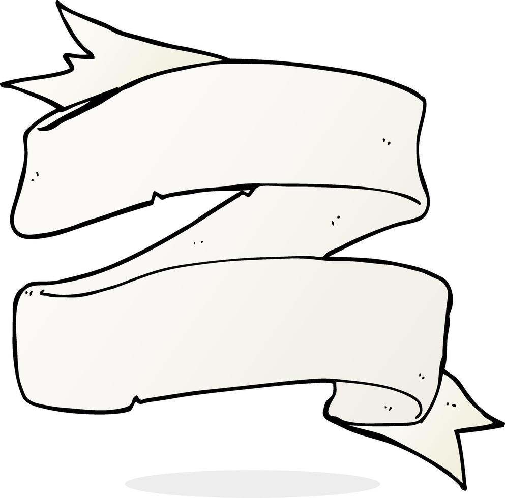 heraldry scroll cartoon vector