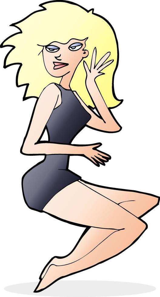 mujer sexy de dibujos animados vector