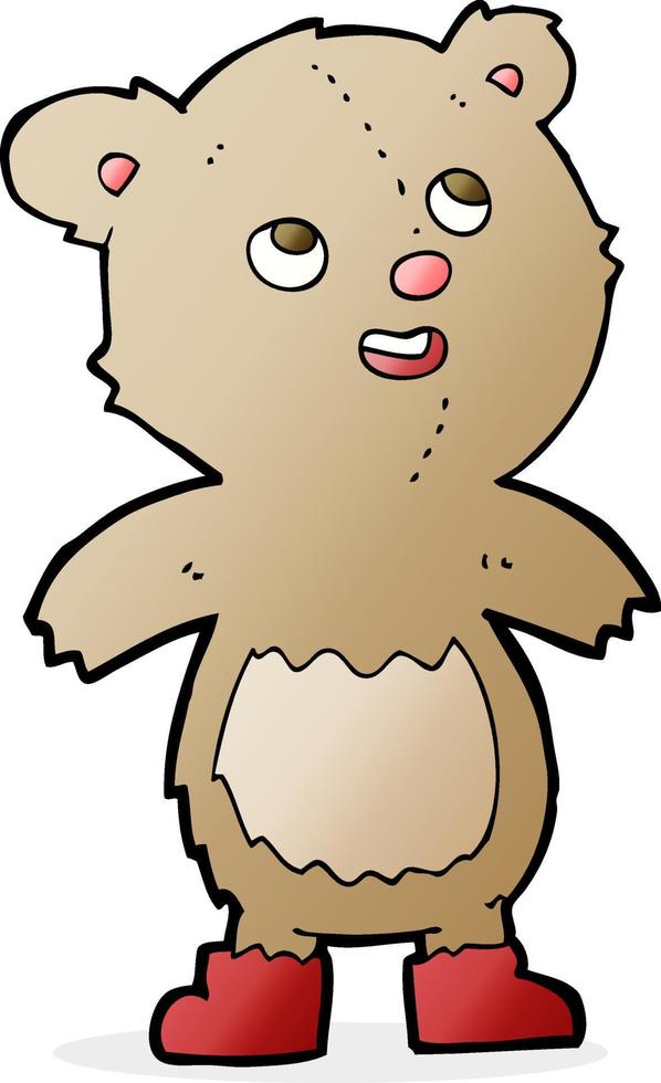 cartoon teddy bear vector