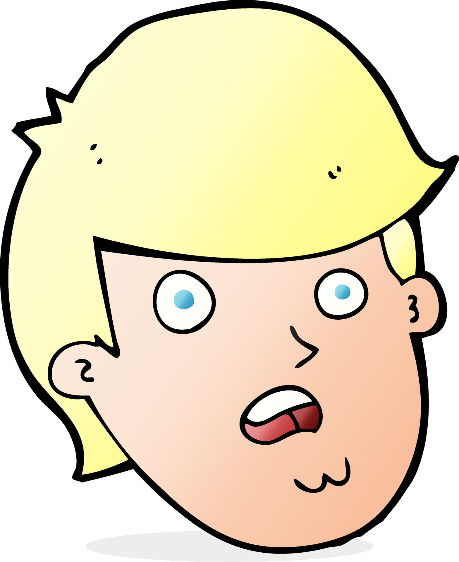 cartoon man with big chin 12288678 Vector Art at Vecteezy
