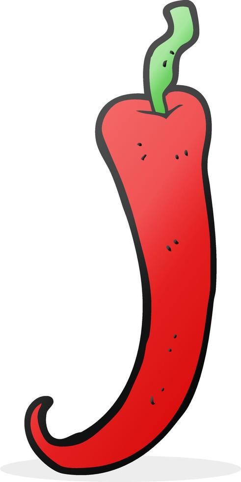 cartoon chilli pepper vector
