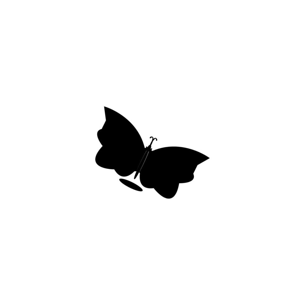 butterfly illustration vector image icon design