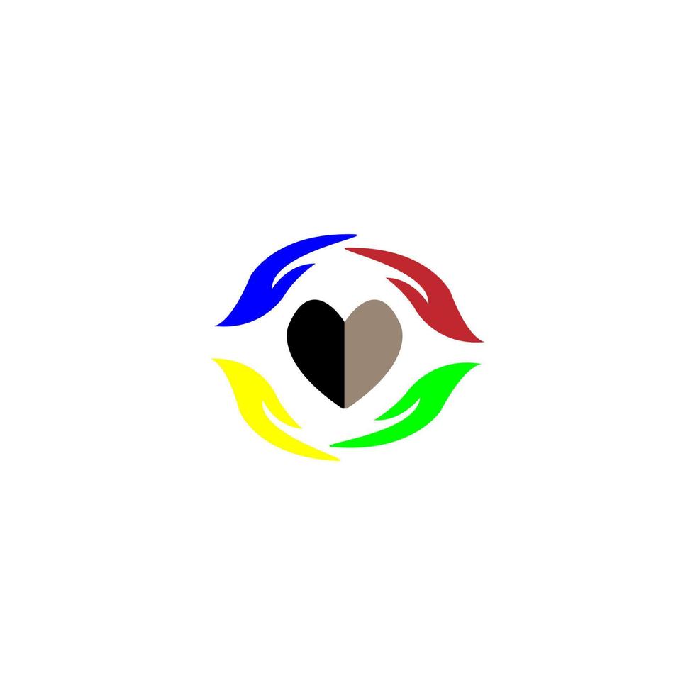 hand charity togetherness icon image illustration vector design