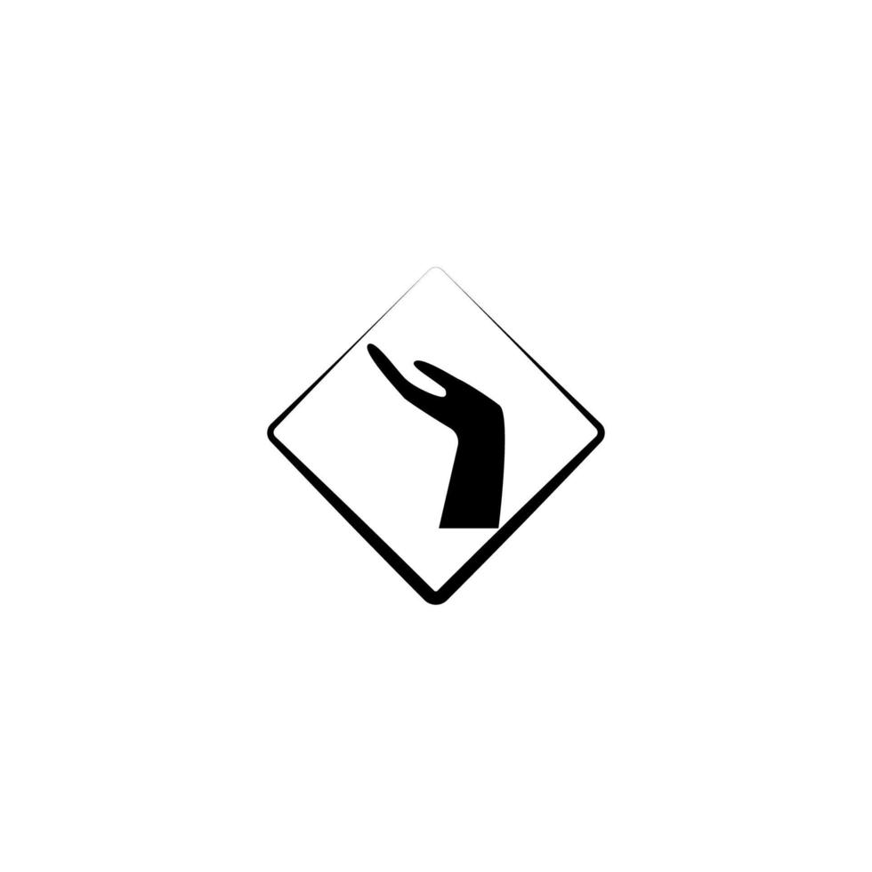 hand charity togetherness icon image illustration vector design
