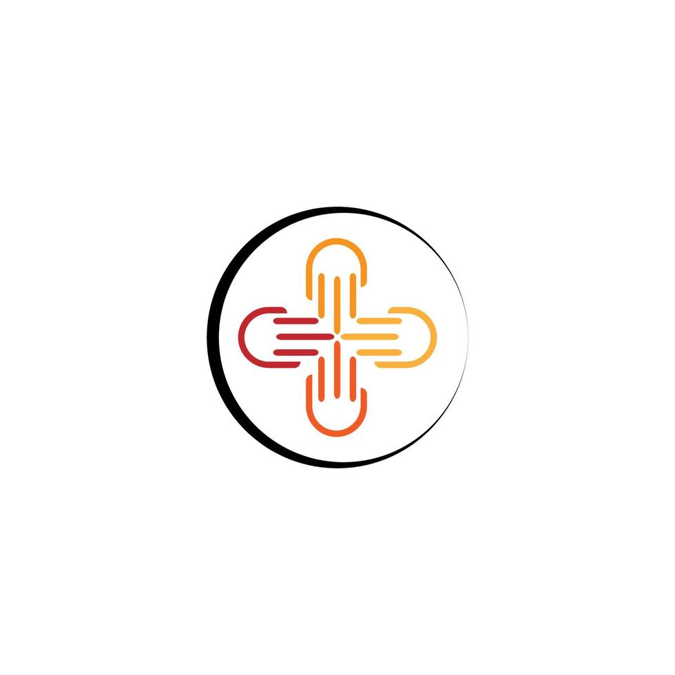 hand charity togetherness icon image illustration vector design