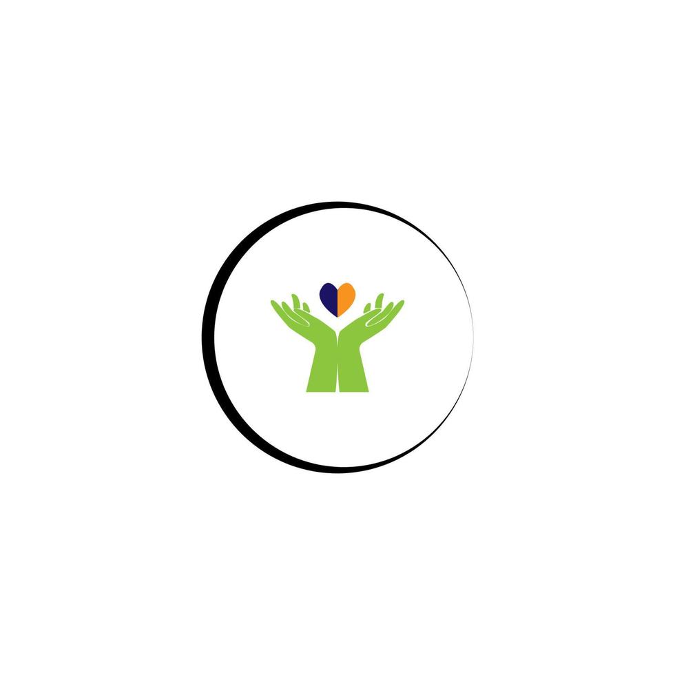 hand charity togetherness icon image illustration vector design