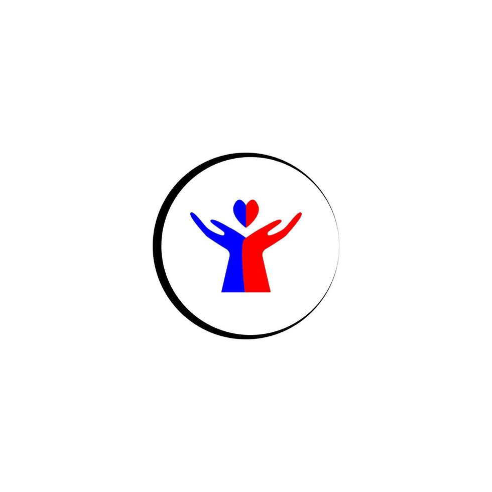 hand charity togetherness icon image illustration vector design