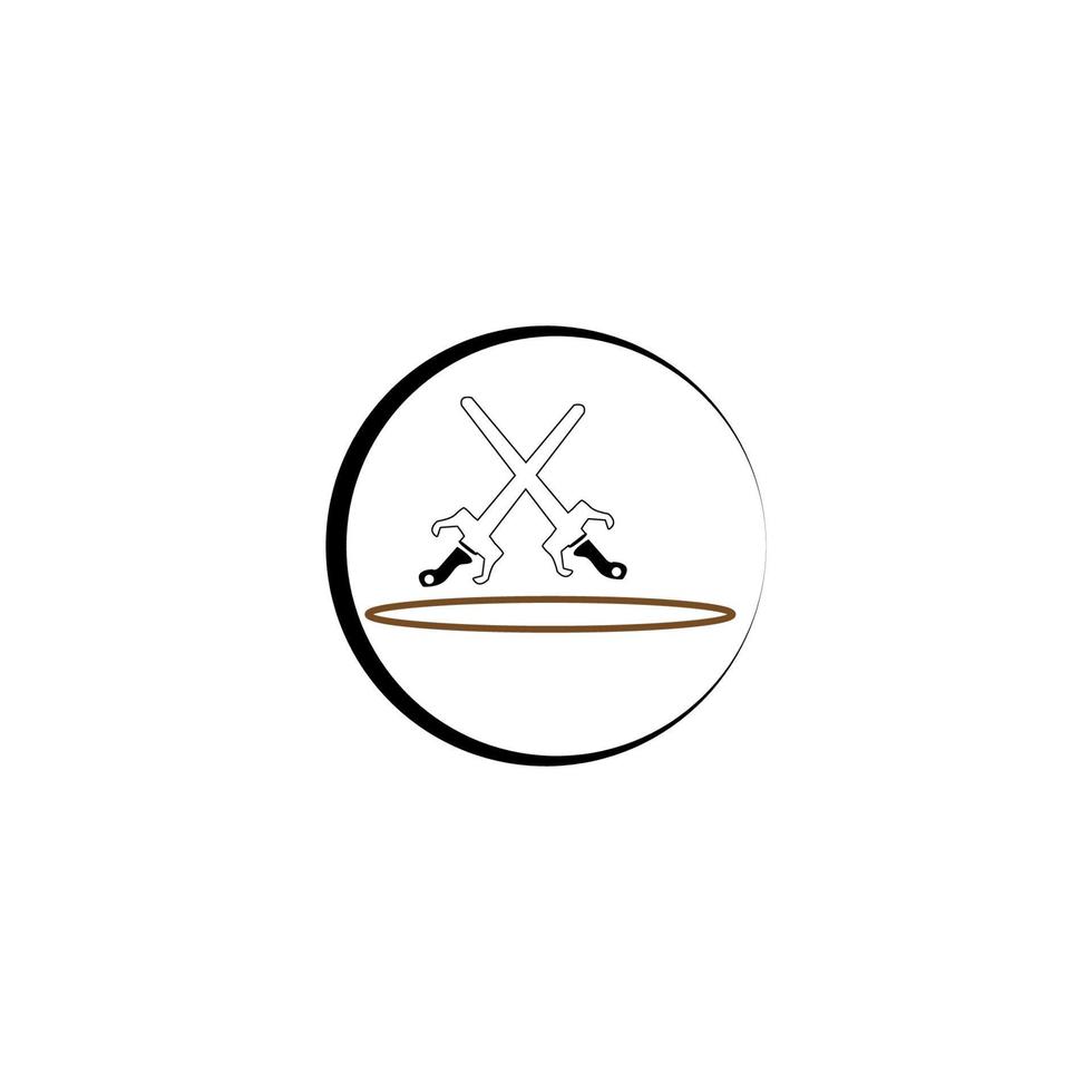 sword vector illustration image icon symbol