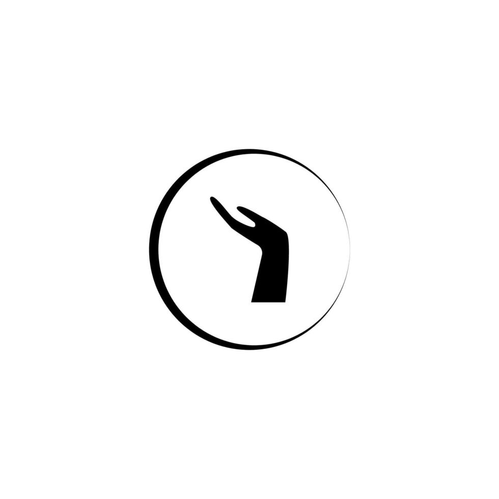 hand charity togetherness icon image illustration vector design