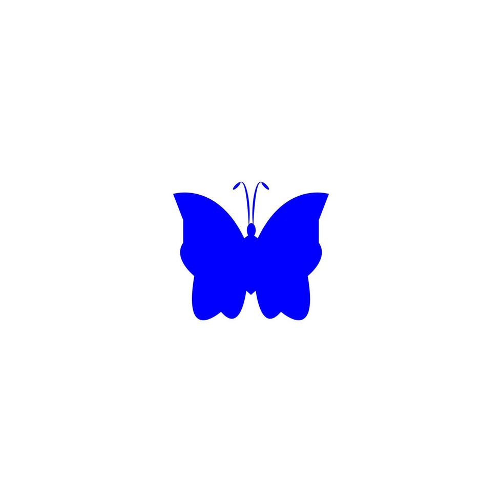 butterfly illustration vector image icon design