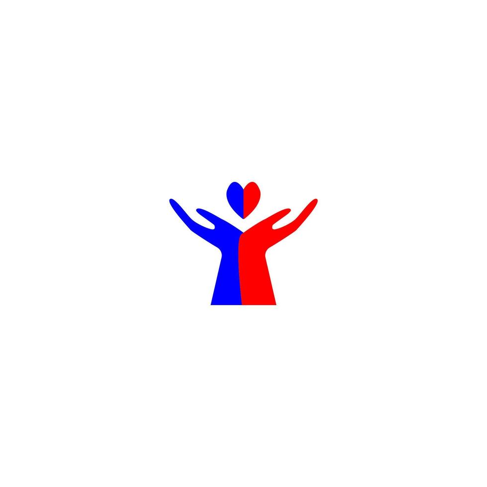 hand charity togetherness icon image illustration vector design