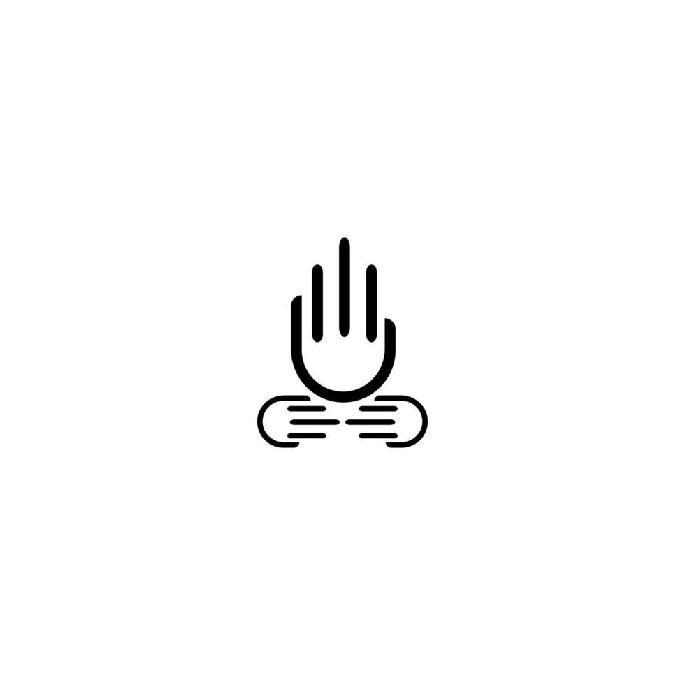 hand charity togetherness icon image illustration vector design