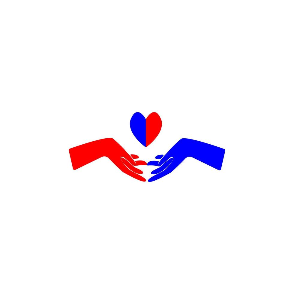 hand charity togetherness icon image illustration vector design