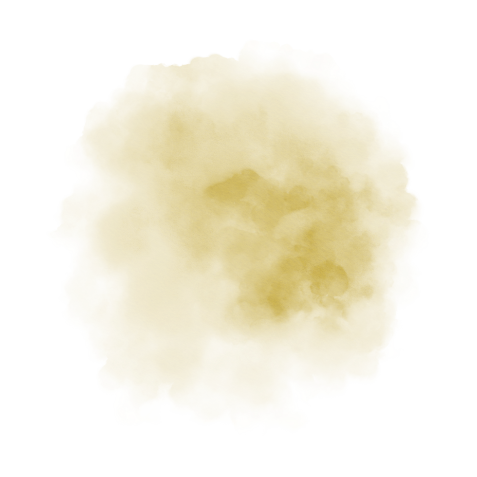 Watercolor stain element with watercolor paper texture png