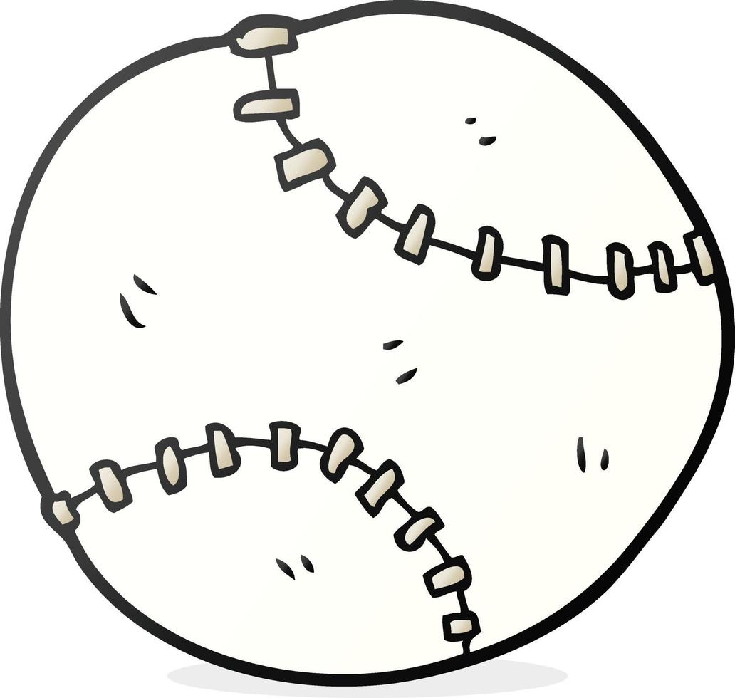 pelota de deportes de dibujos animados vector
