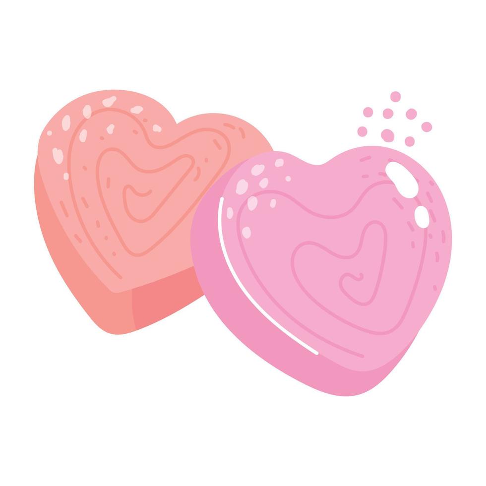 descargar icono de etiqueta plana de corazón y etiqueta de amor vector