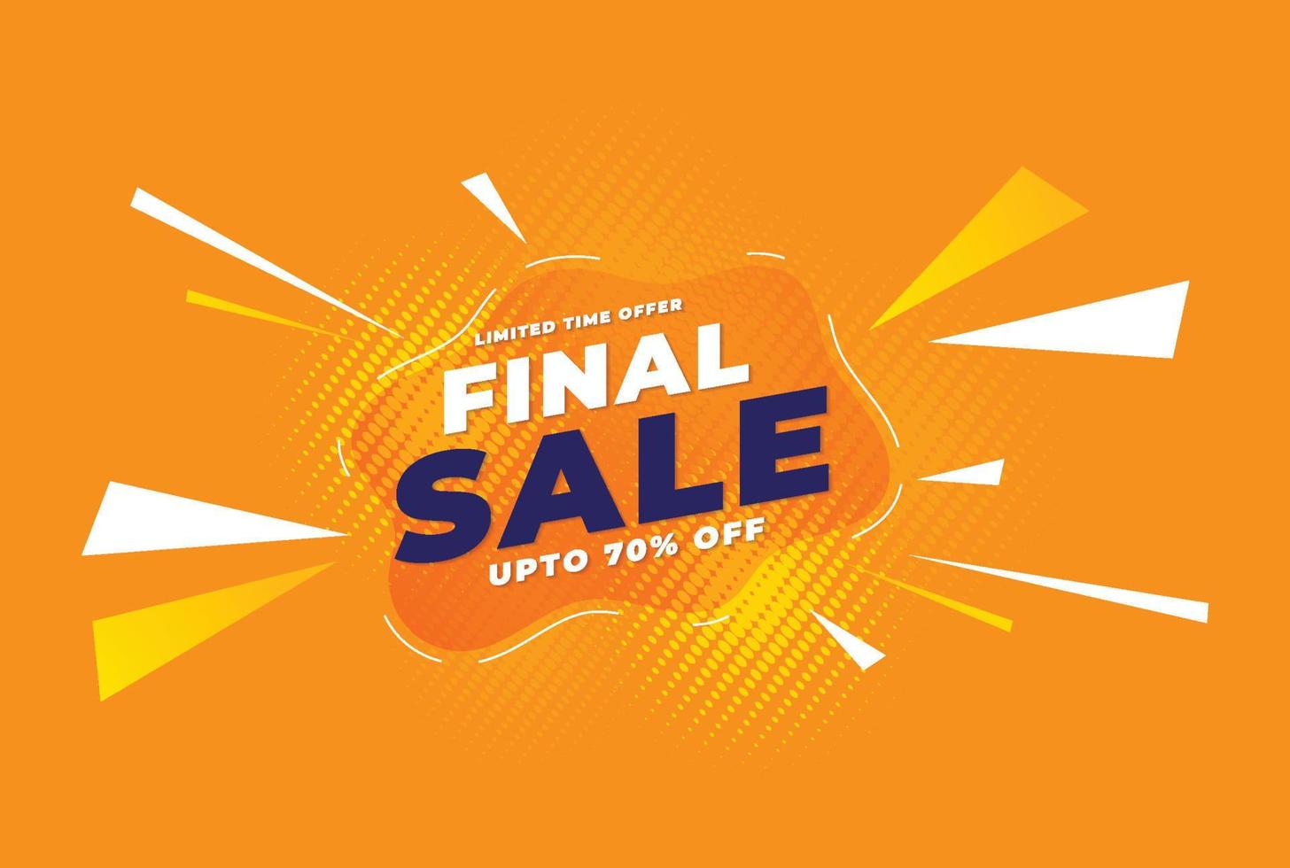 Sale offer discount banner template promotion. Big sale special offer. end of season special offer banner. vector illustration.