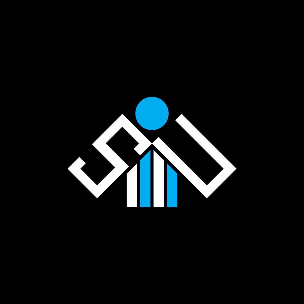 SU letter logo creative design with vector graphic, SU simple and modern logo.