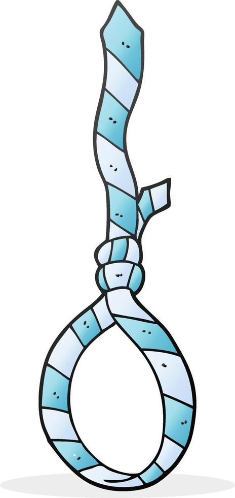 cartoon work tie noose vector