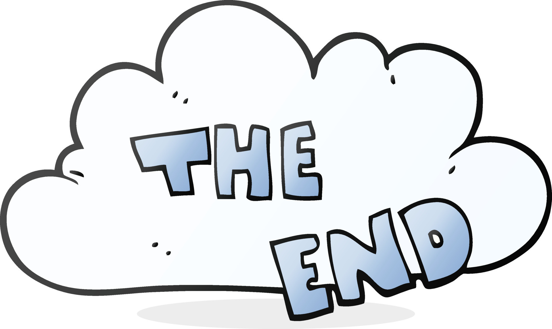 cartoon The End symbol 12290959 Vector Art at Vecteezy