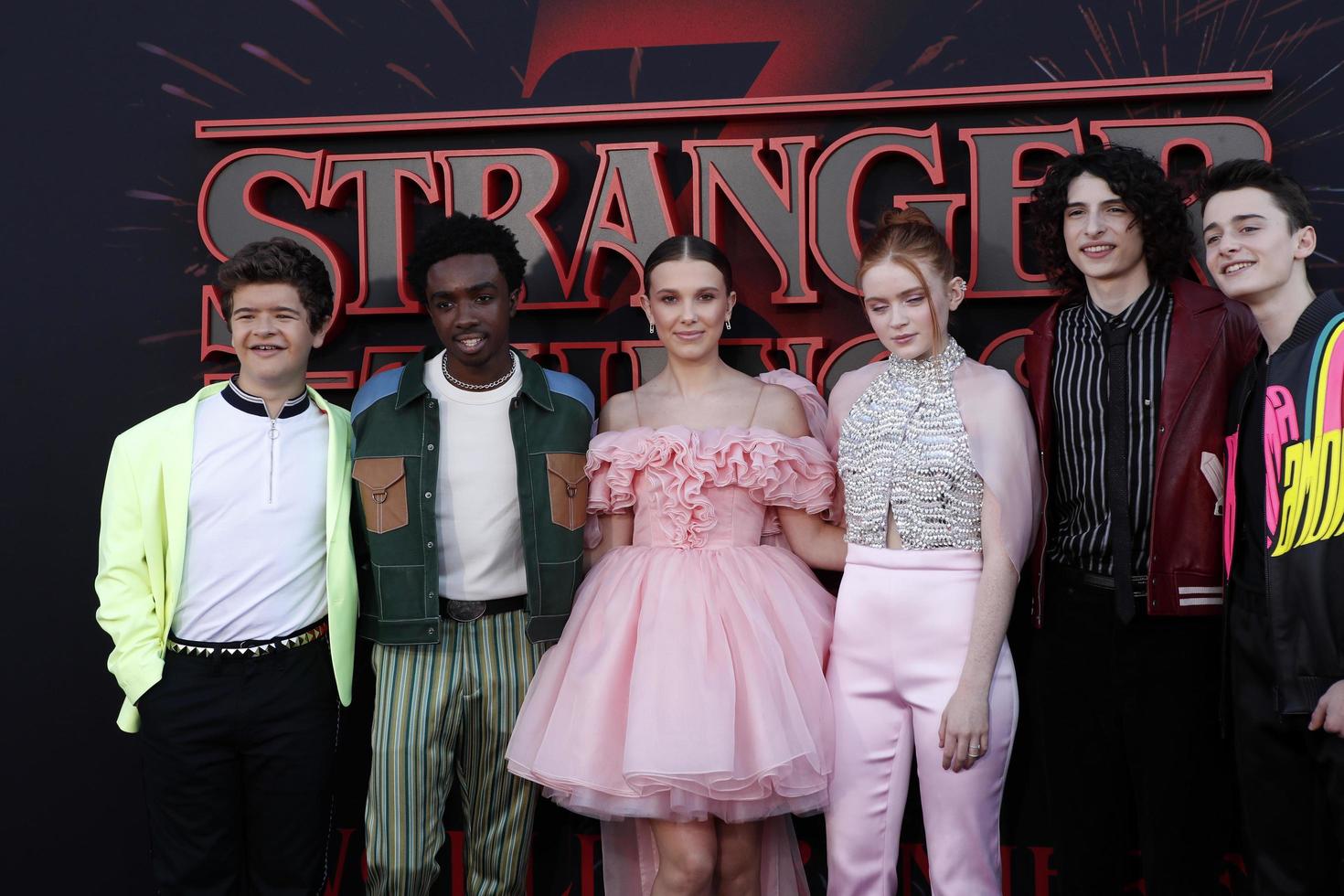 Stranger Things Cast Attends Season 3 Premiere at Santa Monica High School