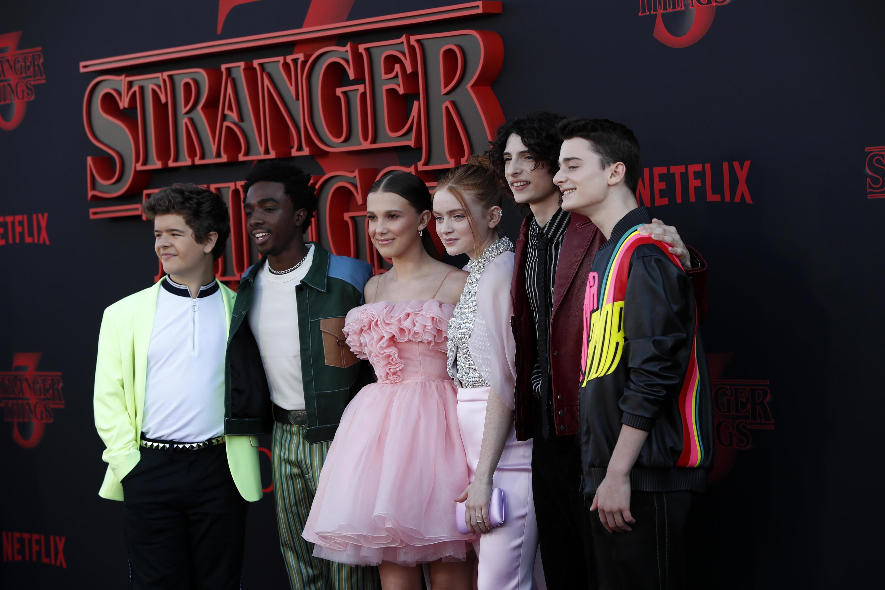 Stranger Things Cast Attends Season 3 Premiere at Santa Monica High School