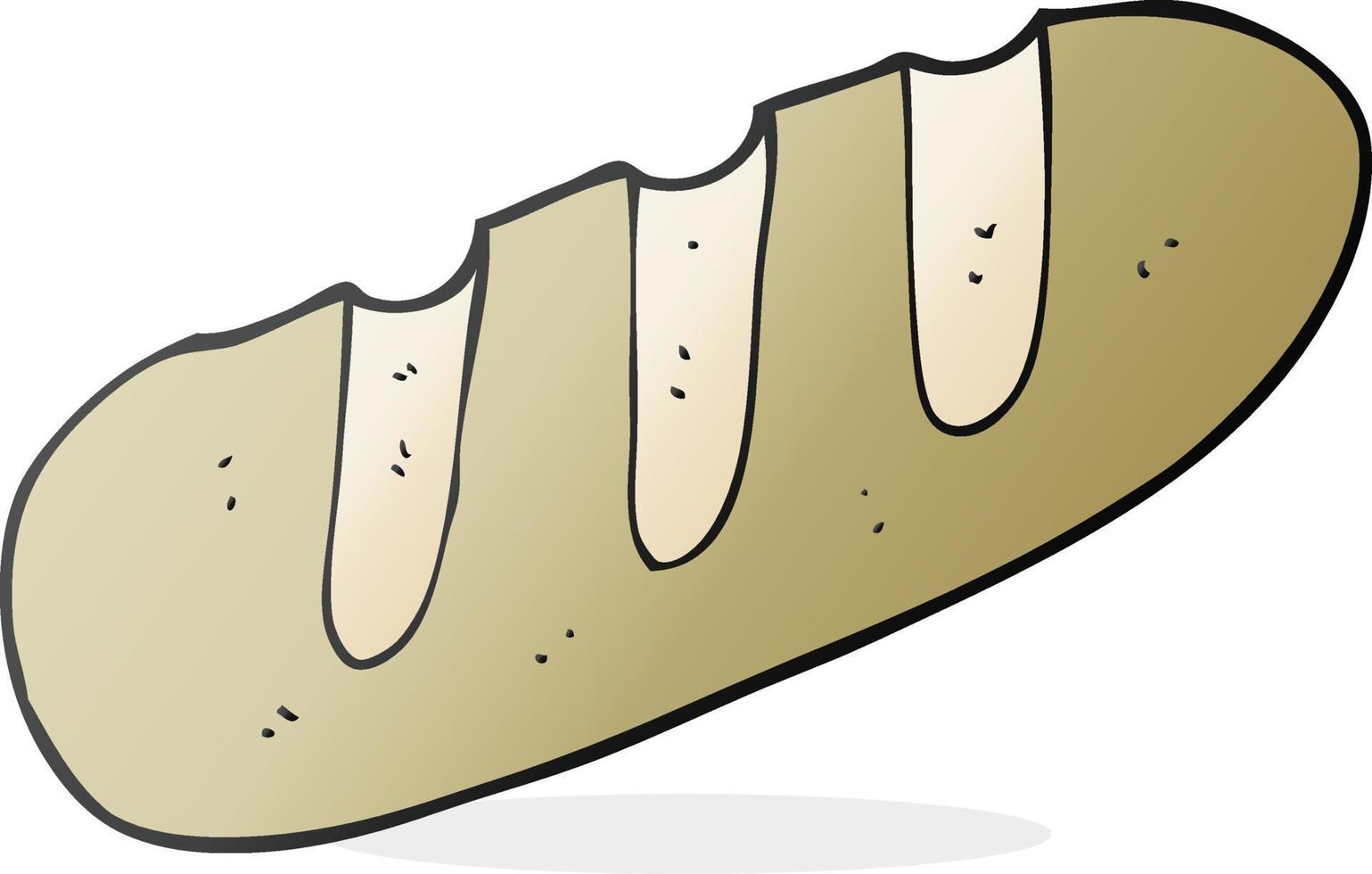 cartoon loaf of bread vector