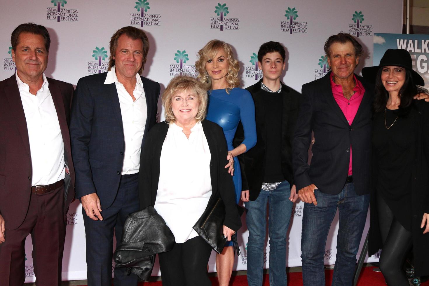 PALM SPRINGS - JAN 11  James Van Patten, Vincent Van Patten, Pat Van Patten, Eilen Davidson, Jesse Van Patten, Nels Van Patten, Nancy Valen at the  Walk to Vegas  World Premiere at the Richards Center for the Arts on January 11, 2019 in Palm Springs, CA photo