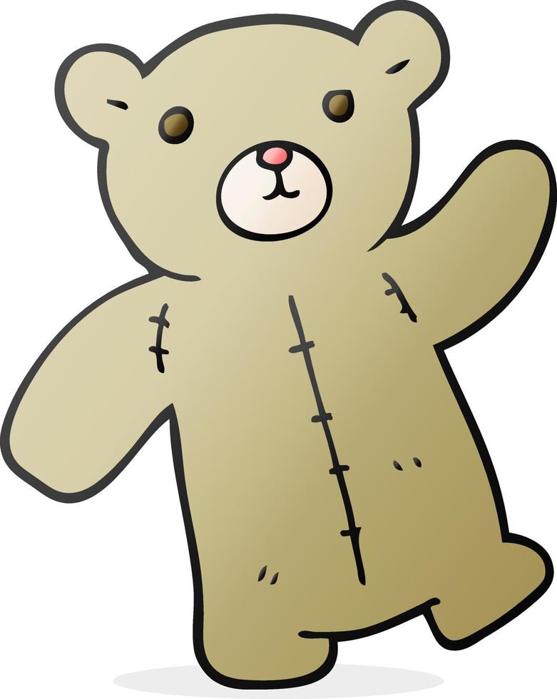 cartoon teddy bear vector