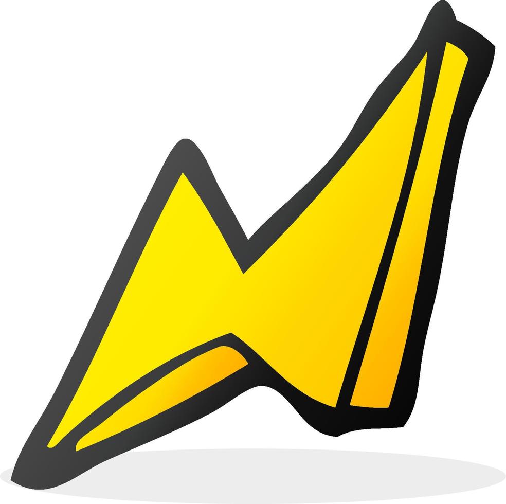 cartoon lightning bolt doodle 12291538 Vector Art at Vecteezy