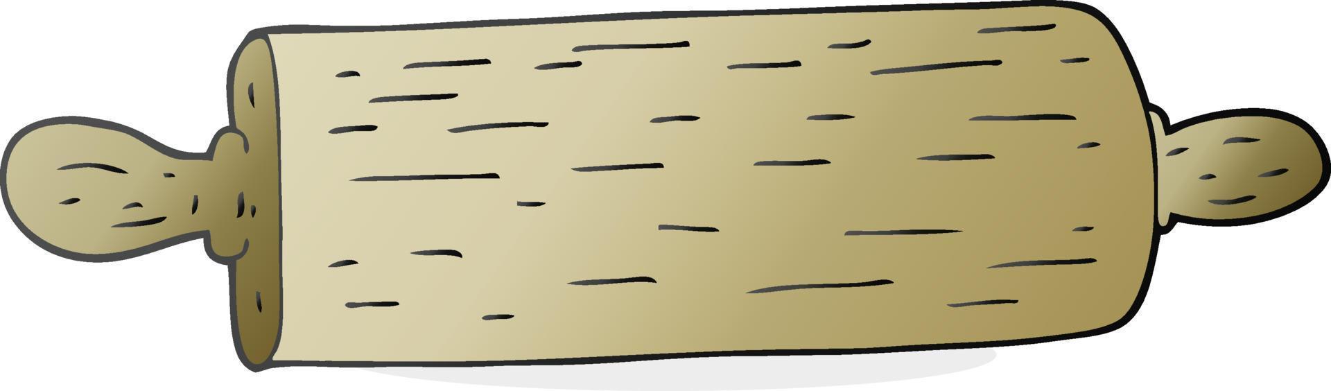 cartoon rolling pin vector