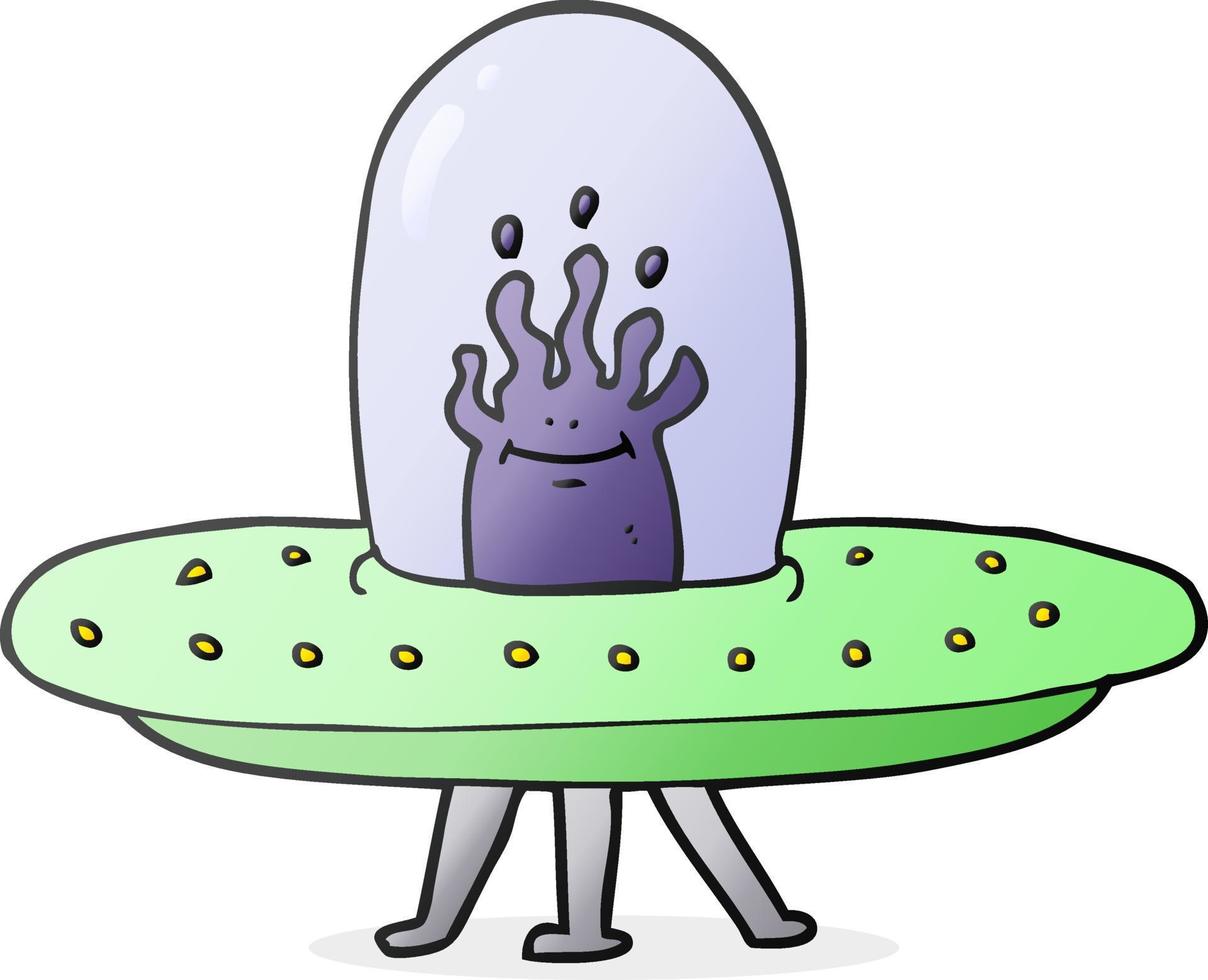 cartoon flying saucer 12291728 Vector Art at Vecteezy