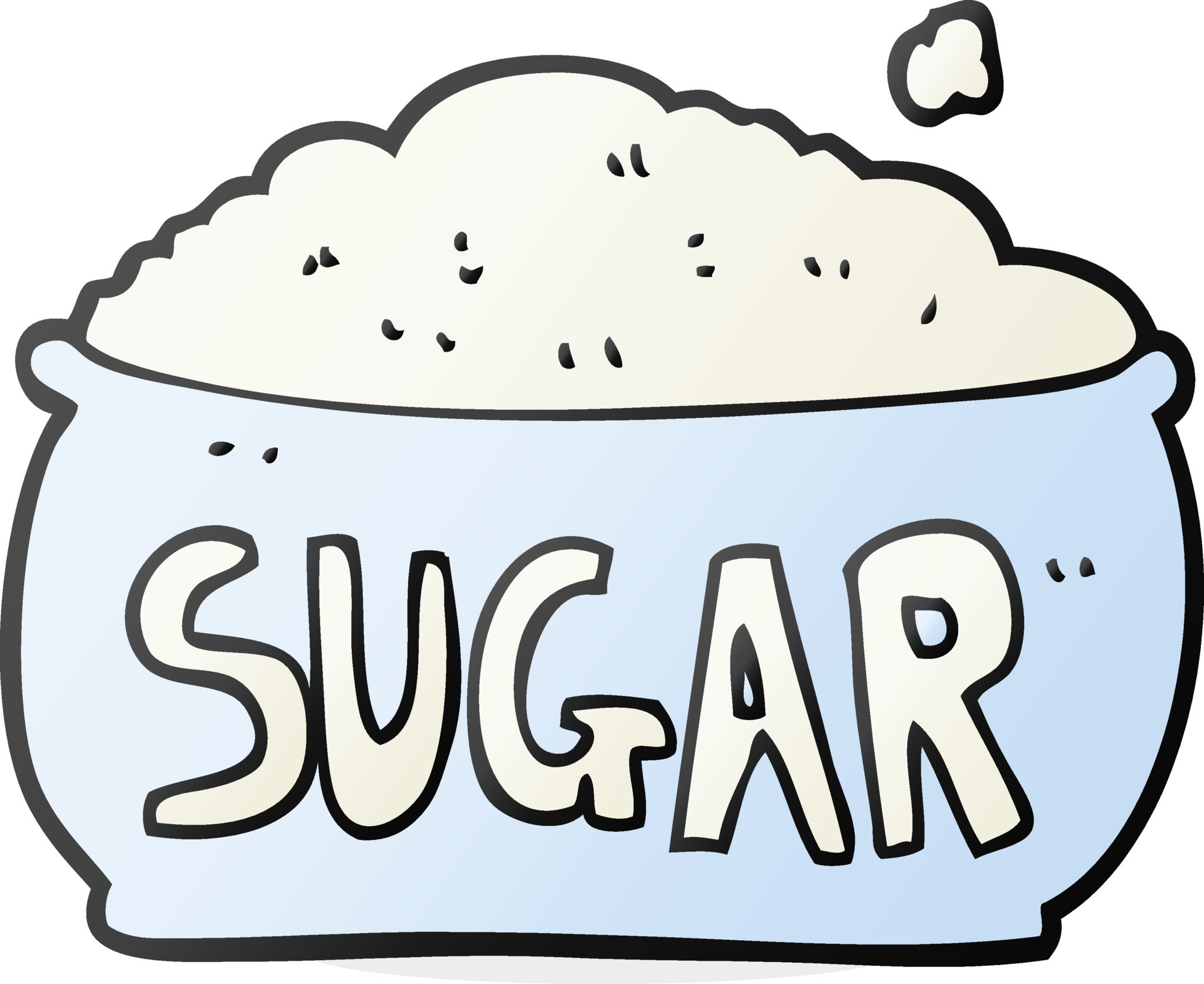 Cartoon Sugar Bowl 12291899 Vector Art At Vecteezy