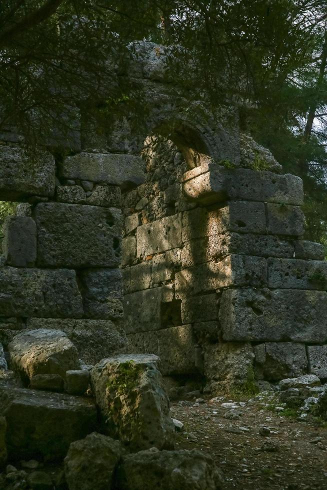 Phaselis ruins in Turkey photo