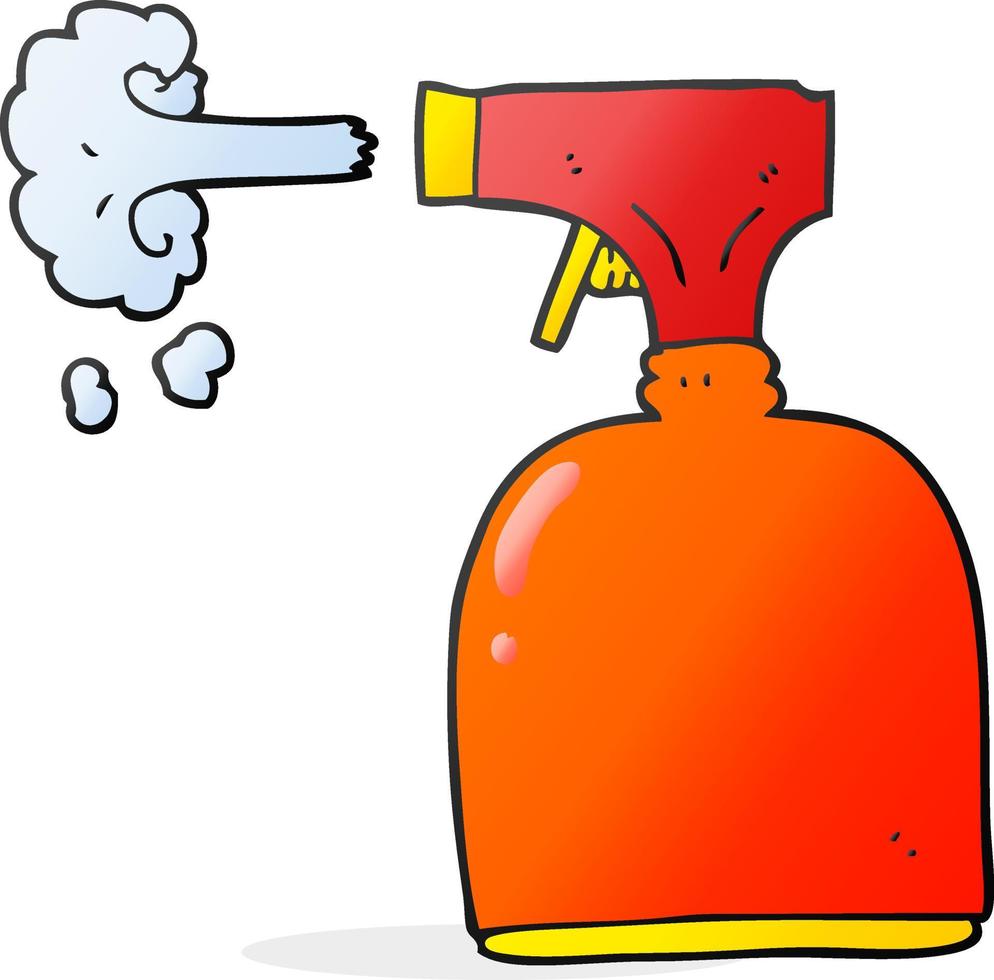 cartoon spray bottle vector