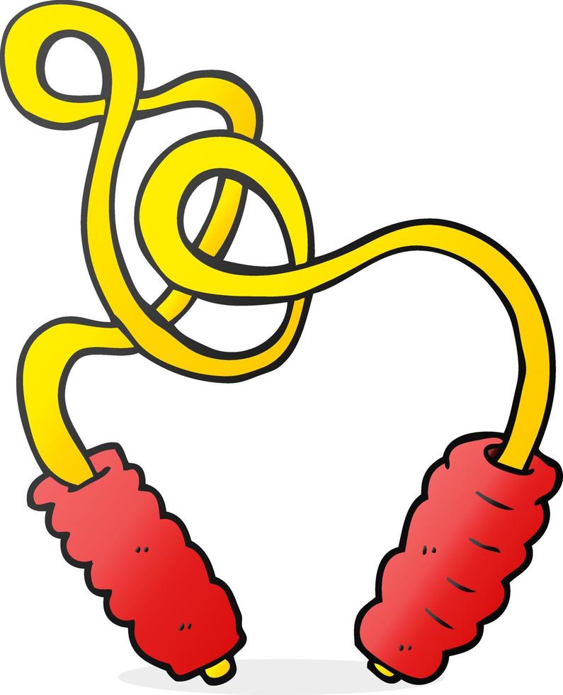 cartoon skipping rope vector