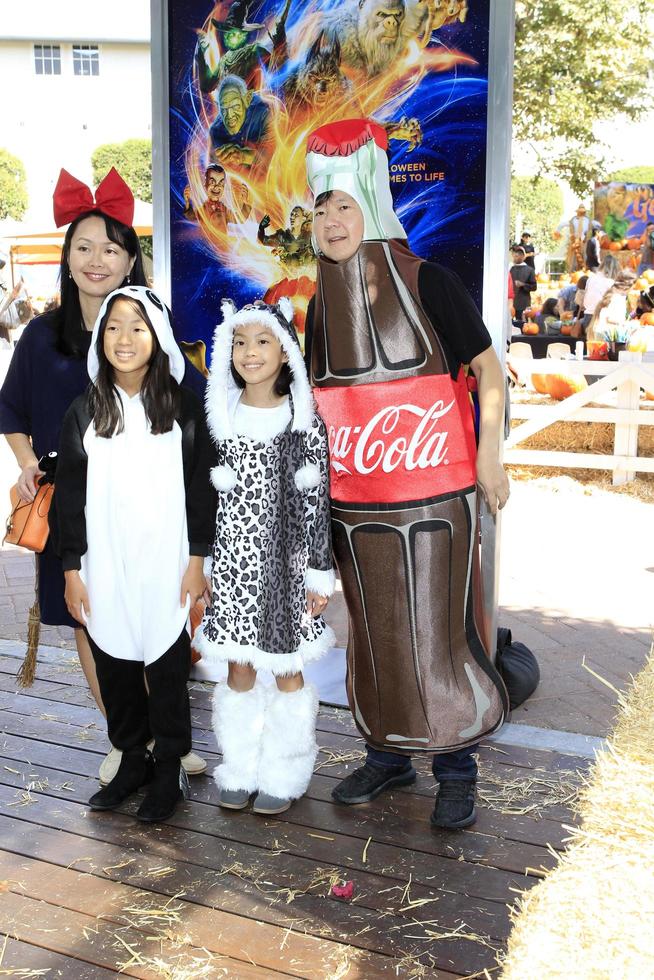 LOS ANGELES OCT 7 - Ken Jeong, Family at the Goosebumps 2 - Haunted Halloween Special Screening at the Sony Pictures Studios on October 7, 2018 in Culver City, CA photo