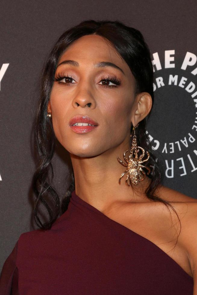 LOS ANGELES   OCT 25 - MJ Rodriguez at  The Paley Honors - A Gala Tribute to Music on Television  at the Beverly Wilshire Hotel on October 25, 2018 in Beverly Hills, CA photo