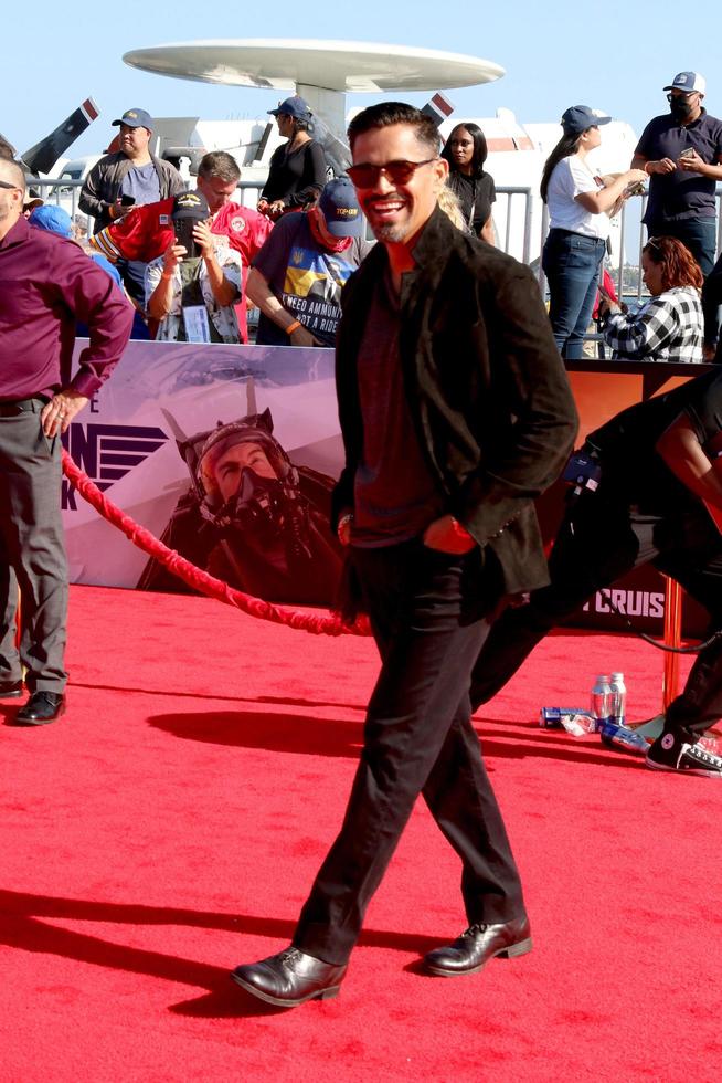 LOS ANGELES  MAY 4 - Jay Hernandez at the Top Gun - Maverick World Premiere at USS Midway on May 4, 2022 in San Diego, CA photo