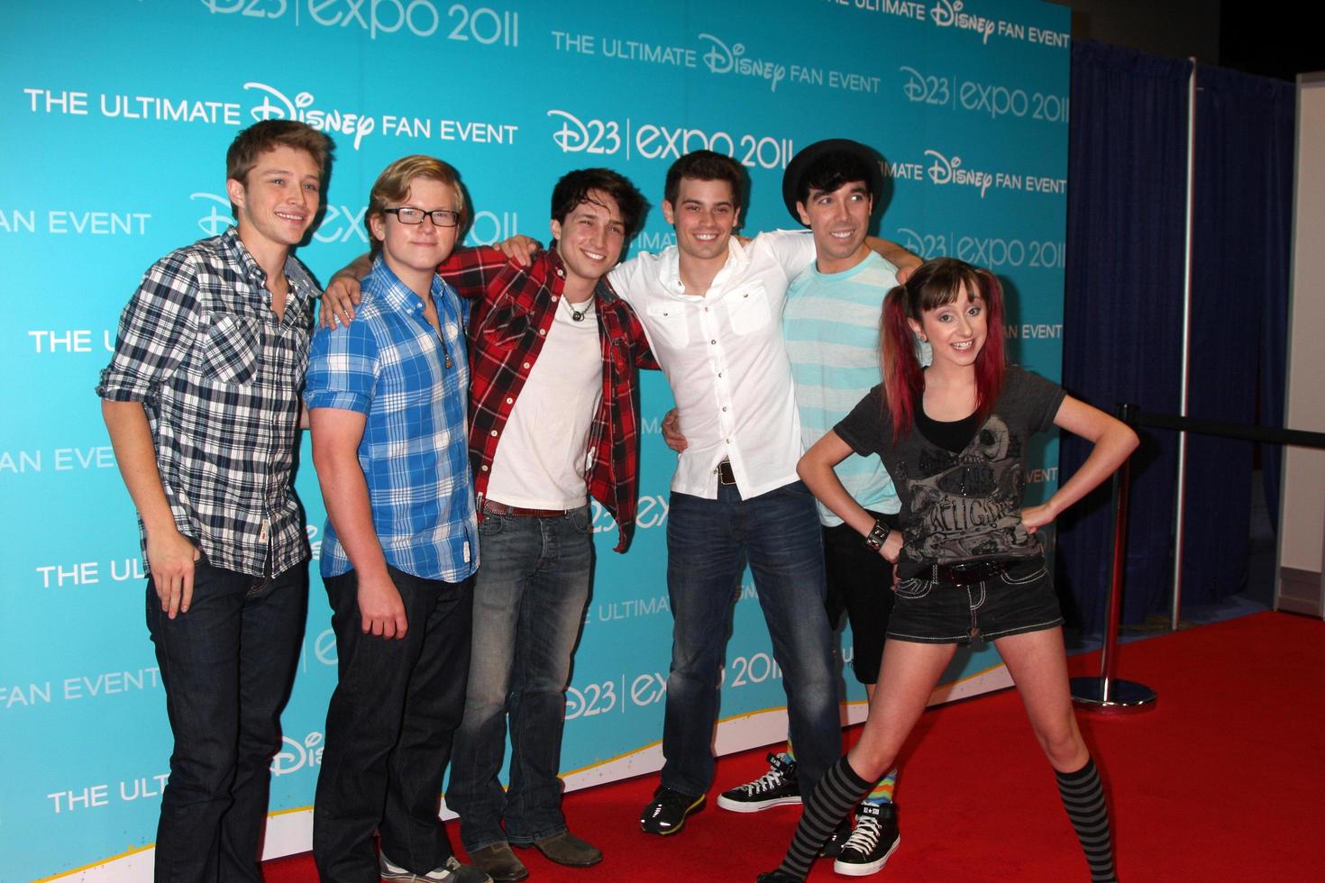 LOS ANGELES, AUG 19 -  So Random Cast Members including Tiffany Thornton, Doug Bruchu, Sterling Knight, Allisyn Ashley Arm at the D23 Expo 2011 at the Anaheim Convention Center on August 19, 2011 in Anaheim, CA photo