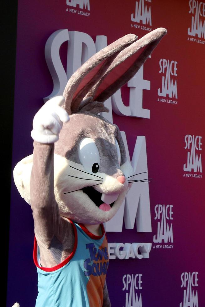 LOS ANGELES  JUL 12 - Bugs Bunny at the Space Jam - A New Legacy Premiere at the Microsoft Theater on July 12, 2021 in Los Angeles, CA photo